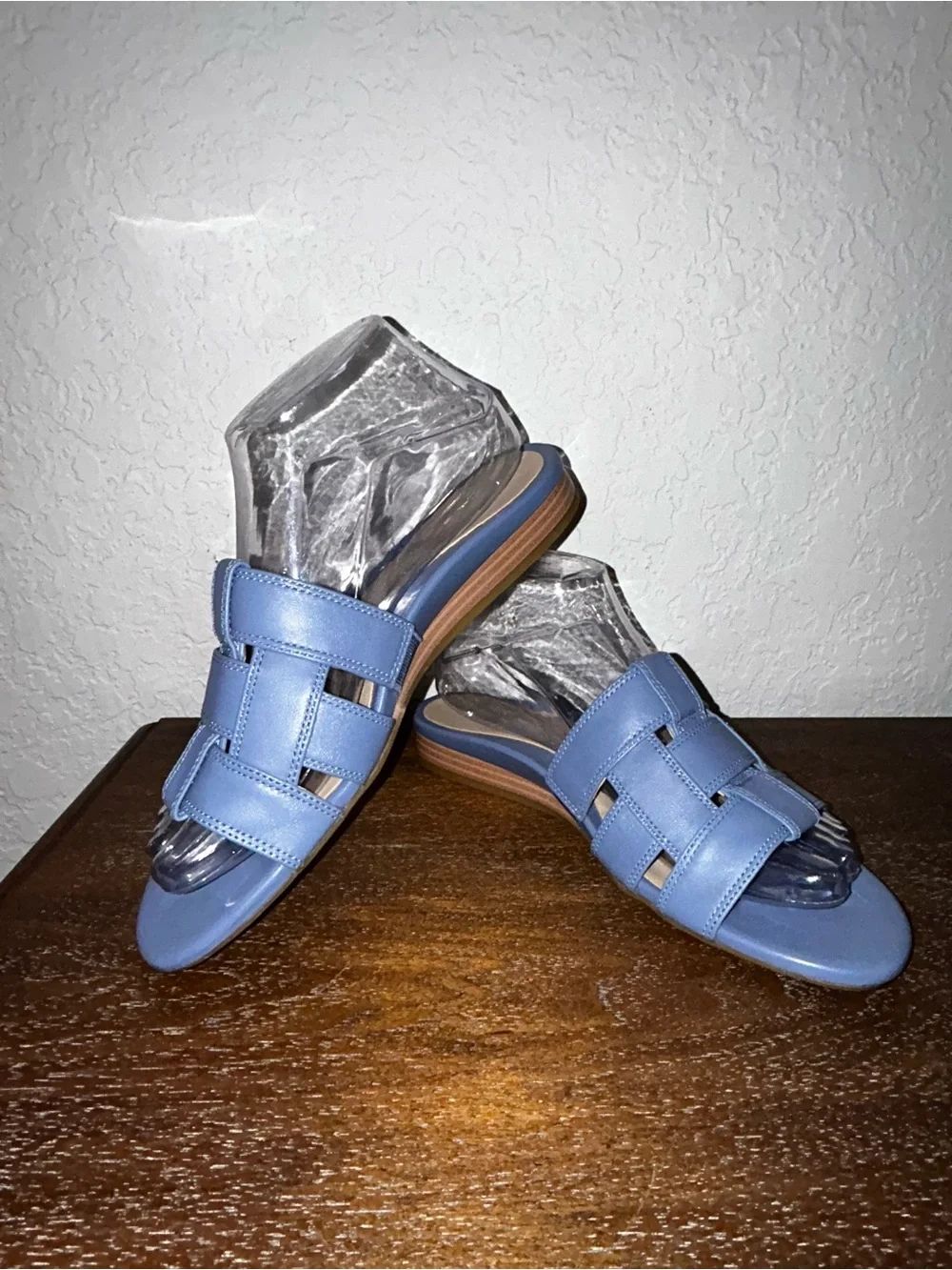 Vionic Glendora Woven Weave Slide Slip On Leather Sandal Shoes